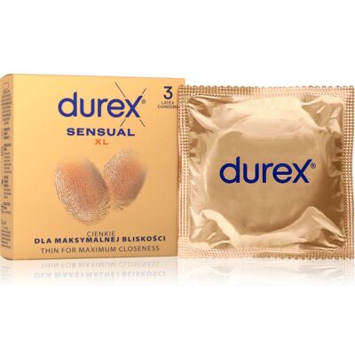 Durex Sensual XL condoms 3 pc Durex Sensual XL condoms 3 pc
