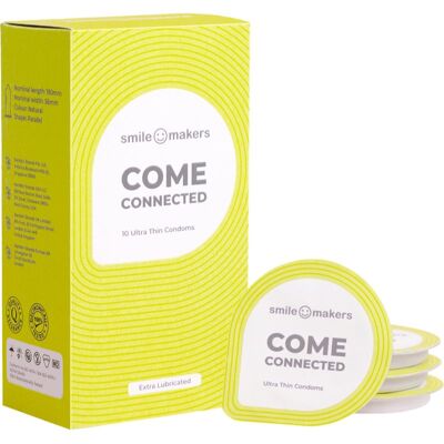 Smile Makers Come Connected condoms 10 pc Smile Makers Come Connected condoms 10 pc