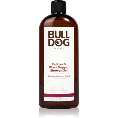 Bulldog Vetiver and Black Pepper Body Wash for Men 500 ml Bulldog Vetiver and Black Pepper Body Wash for Men 500 ml