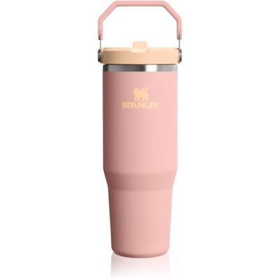 Stanley IceFlow™ Flip Straw 2.0 Tumbler stainless steel insulated flask Peach Rose 1 pc Stanley IceFlow™ Flip Straw 2.0 Tumbler stainless steel insulated flask Peach Rose 1 pc