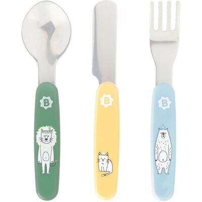 Badabulle Cutlery cutlery for children 12 m+ 3 pc Badabulle Cutlery cutlery for children 12 m+ 3 pc