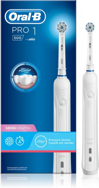 Oral B Pro 1 500 Sensi UltraThin Electric Toothbrush