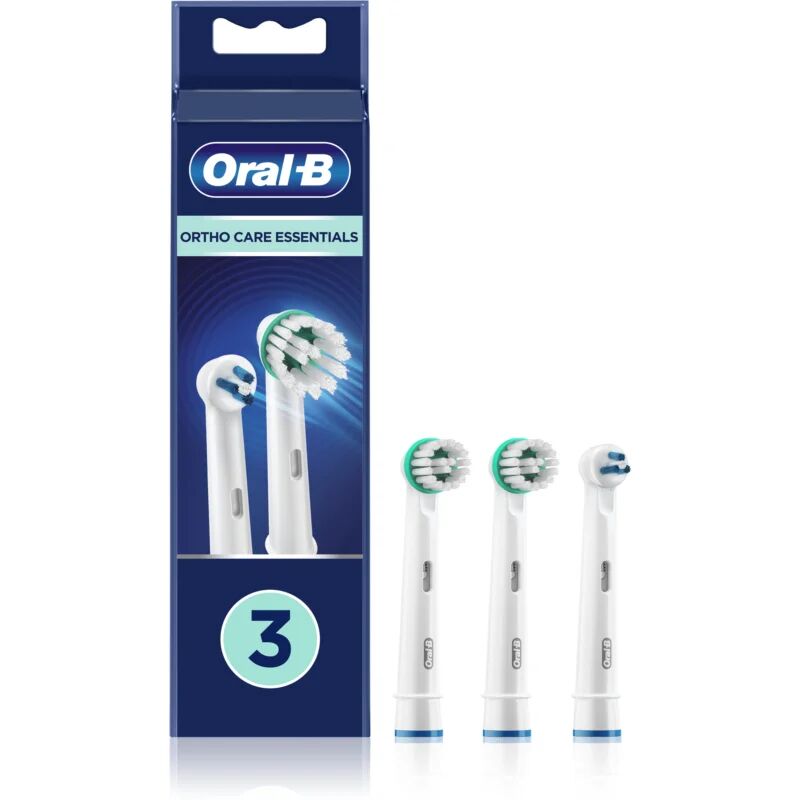 Oral B Ortho Care Essentials Replacement Heads For Toothbrush User Fixed Braces 3 pc