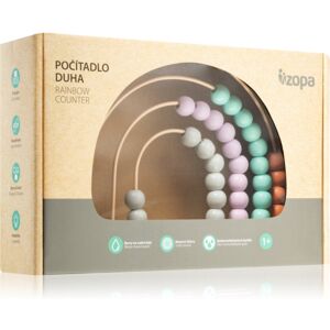 Zopa Counter abacus wooden Rainbow 1 pc Zopa Counter abacus wooden Rainbow 1 pc