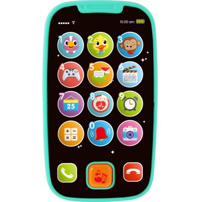 Bo Jungle B-My First Smart Phone Blue Toy 1 pc Bo Jungle B-My First Smart Phone Blue Toy 1 pc