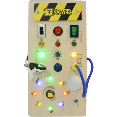 2Kids Toys LED Busy Board activity toy 10m+ 1 pc 2Kids Toys LED Busy Board activity toy 10m+ 1 pc
