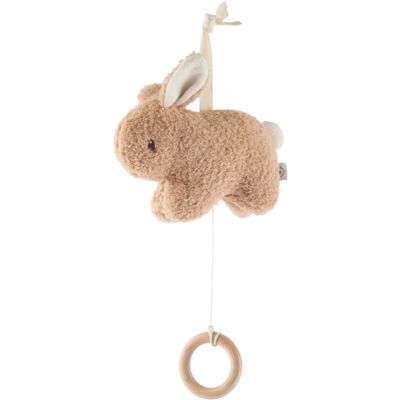 Bieco Musical Toy Bunny Fine contrast hanging toy with melody 1 pc Bieco Musical Toy Bunny Fine contrast hanging toy with melody 1 pc