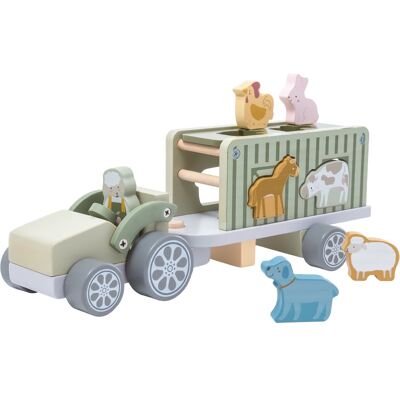 2Kids Toys Wooden Car with Animals toy set wooden 2y+ 10 pc 2Kids Toys Wooden Car with Animals toy set wooden 2y+ 10 pc