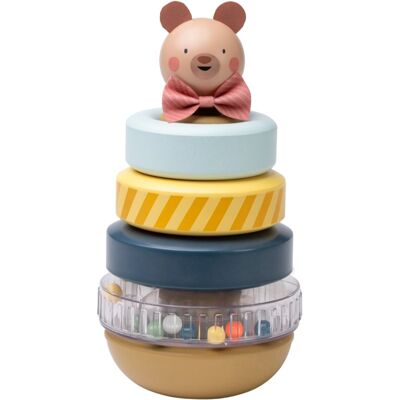 Taf Toys Pyramida Bear stackable tower 9m+ 1 pc Taf Toys Pyramida Bear stackable tower 9m+ 1 pc