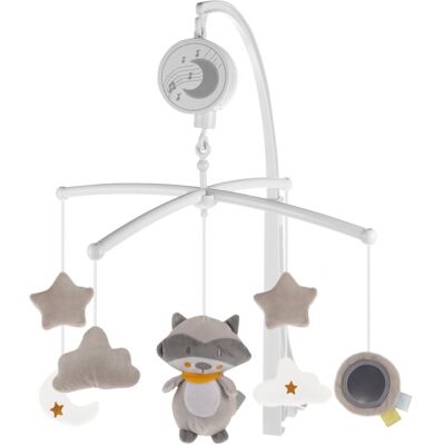 Zopa Music Mobile Raccoon - Sleep Soothers, Melodies, Unisex Zopa Music Mobile Raccoon - Sleep Soothers, Melodies, Unisex