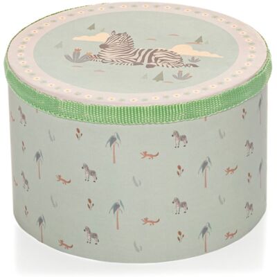 Zopa Wooden Drum musical toy wooden Mint 1 pc Zopa Wooden Drum musical toy wooden Mint 1 pc