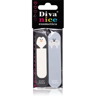 Diva & Nice Cosmetics Accessories Gentle File and Buffer Penguin & Walrus 2 pc Diva & Nice Cosmetics Accessories Gentle File and Buffer Penguin & Walrus 2 pc