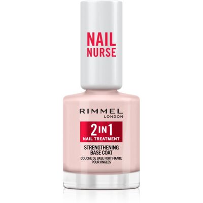 Rimmel Nail Nurse 2-in-1 Base Coat Nail Polish with firming effect 12 ml Rimmel Nail Nurse 2-in-1 Base Coat Nail Polish with firming effect 12 ml