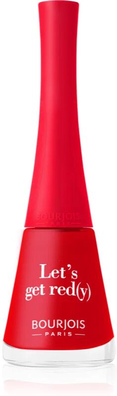 Bourjois 1 Seconde Quick - Drying Nail Polish Shade 009 Let's Get Red(y) 9 ml