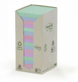 3M Post-it Notes (recycled) Tower Assorted Colours 16-pack (76mm x 76 mm)