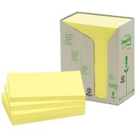 3M Post-it Notes (recycled) Tower Yellow 16-pack (76mm x 127mm)