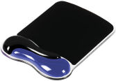 Kensington Duo Gel mouse pad with wrist rest blue/black