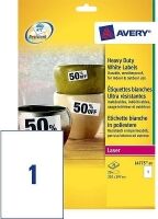 Avery L4775-20 weatherproof labels 210 x 297 mm (20 labels)