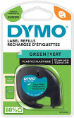 Dymo S0721640 / 91204 12mm green plastic tape (original Dymo)