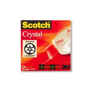 3M Scotch Crystal Clear Tape 19mm x 33m 3M26192