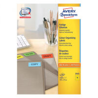 Avery 3455 multi-purpose labels 105 x 37 mm yellow (1600 labels)
