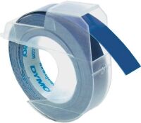 Dymo S0898140 9mm embossing tape, white on blue (original)