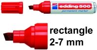 Edding 500 red permanent marker