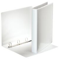 Esselte Panorama white binder with 4 D-rings (51mm)