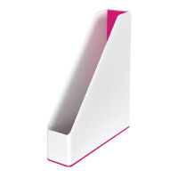 Leitz LZ11363 WOW magazine file holder, white/pink, 53621023