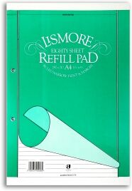 Lismore A4 refill pad, narrow feint, 160 sheets (106)