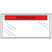 Diversen Packing List plastic wallet, A5, 225mm x 165mm (1000 pieces)