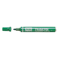 Pentel N50 bullet tip green permanent marker (12-pack)