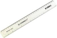 Q-Connect KF01107 30cm transparent ruler