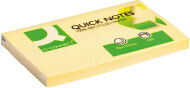 Diversen Q-Connect KF05610 (recycled) Notes Yellow (76mm x 127mm)