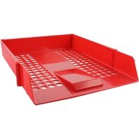 Q-Connect KF10055 red letter tray
