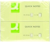 Q-Connect KF10500 Quick Note Repositionable Pad 12-pack (38mm x 51mm)