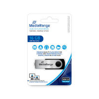 Diversen MediaRange USB 2.0 / 16GB, silver/black