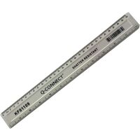 Q-Connect KF01109 30cm shatterproof white ruler