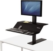 Fellowes Lotus VE Sit-Stand Workstation for 1 Monitor (with Clamp)