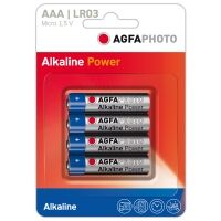 AgfaPhoto AAA LR03 batteries 4-pack