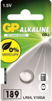 GP LR54 Alkaline Button Cell battery