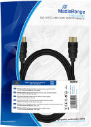 Diversen MediaRange connection cable, 10.2 gbit/s, 2.0m, black