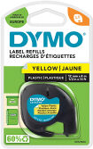 Dymo S0721620 / 91202 12mm yellow plastic tape (original Dymo)