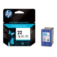 HP 22 (C9352A/AE) colour ink cartridge (original HP)