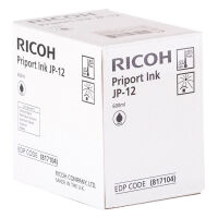 Ricoh type JP12 black ink cartridge (original Ricoh)
