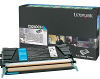 Lexmark C5240CH high capacity cyan toner (original)