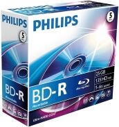 Philips Blu-Ray-R recordable 5 in jewel-case