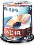 Philips DVD+R 100 in cakebox