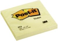 3M Post-it Notes Yellow (76mm x 76mm)