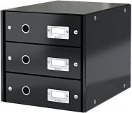 Leitz 6048 black, 3 drawers